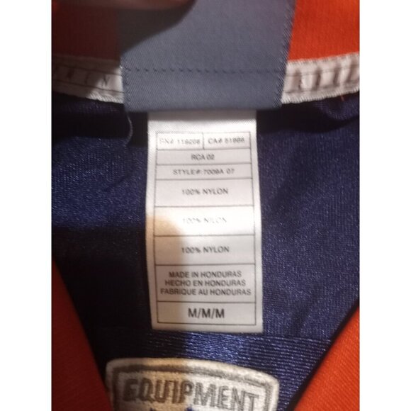 NFL Denver Broncos Jersey Mens Medium M Blue Orange Reebok Logo Jay Cutler #6 - Picture 9 of 11